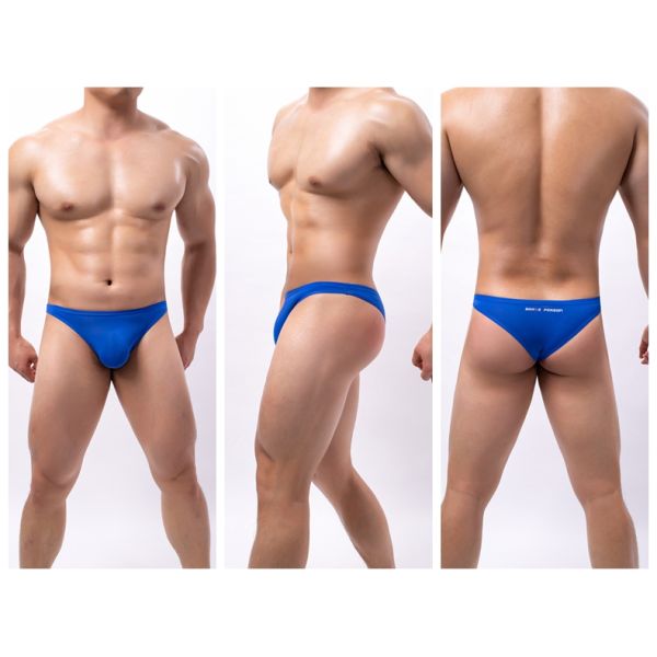 Breathable Most Comfortable Mens Underwear Low Waist 3D Pouch Bikini