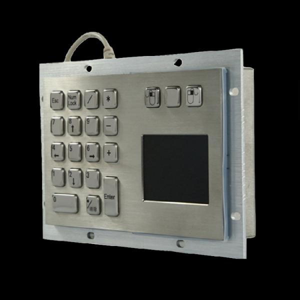 Dispositivo apontando do Trackball 304 de aço inoxidável com o tela táctil de 16 + 2 chaves