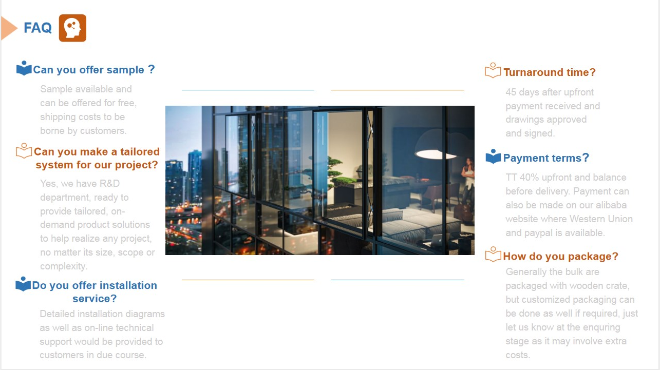 Exterior Glass Curtain Wall Facade Architectural Double Glazed Curtain Wall