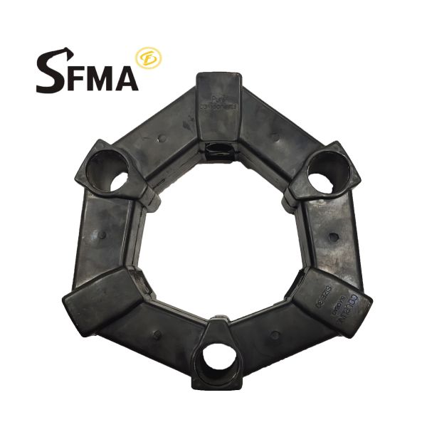 Construction Machinery Digger Rubber 30A Black Pump Coupling