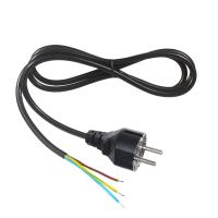 Cabo de alimentação CA de fio desencapado com plugue Schuko da UE 10A 250V