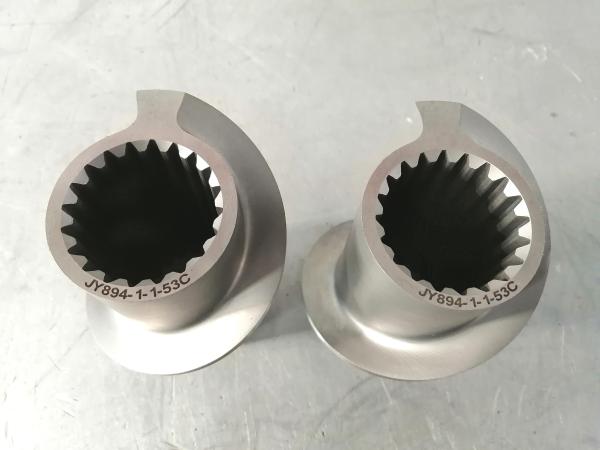 Fabricação e conceção Resistência ao desgaste ou à corrosão Extrusores de parafusos duplos Elementos de parafusos