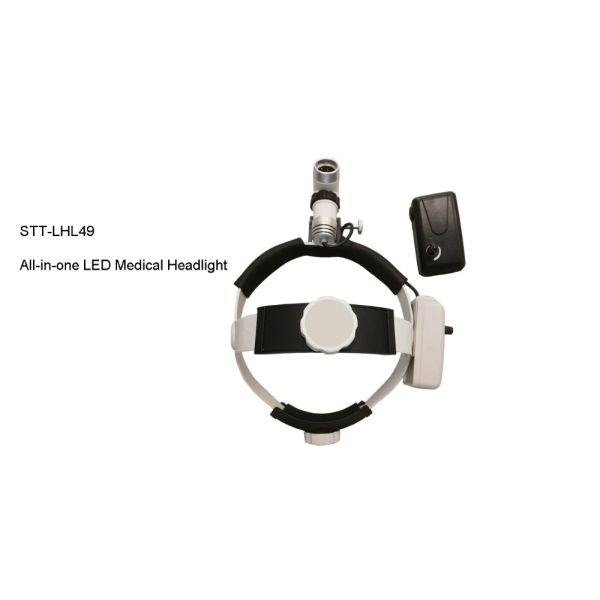 5W High Illumination Power Rechargeable Surgical Headlamp Medical Led Headlight With Galileo Binocular Loupes