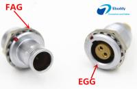 Conector circular push pull de 14 Pin, conector alternativo FAG.1B.314 da tomada masculina de Lemo