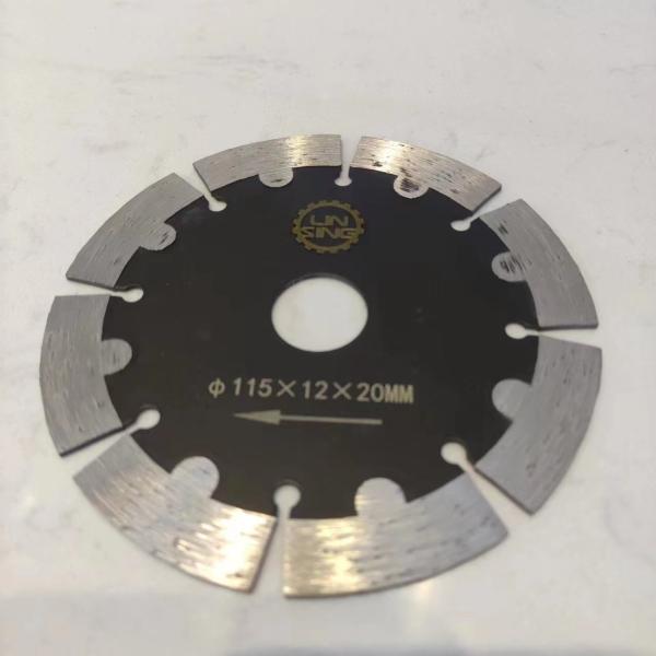 Diâmetro 115mm Turbo Segmentado Dentes Cutter Disco para mármore Granito tijolo Asfalto Bordada