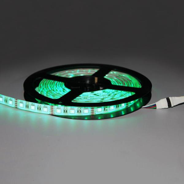 5050 RGB LED Strip Light 14W/M 12V High Lumens Output For Home Decoration