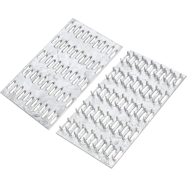 1.0mm Thickness Galvanized Steel Truss Plates 3 X 5 Inch for Roofing Wood Connector