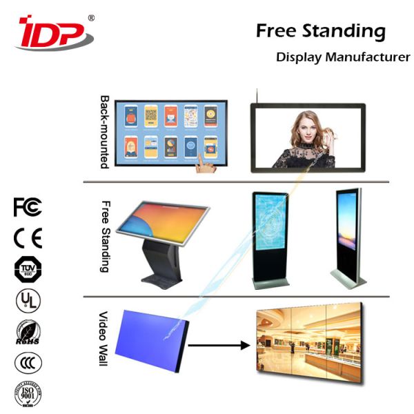 High Brightness Touchscreen Self Service Kiosk Interactive 55