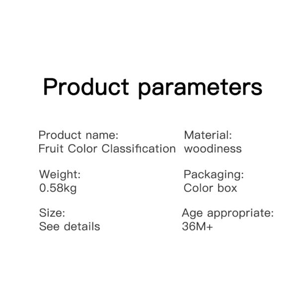 Wholesale Fruit Color Matching Bead Game Wooden Kitchen Toy Pretend Play Toy Early Educational Toys