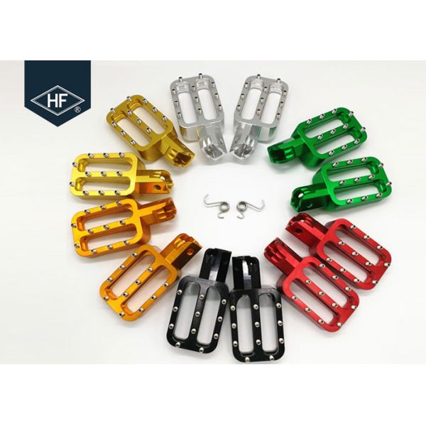ATV Motorcycle Drag Racing Parts Pedals , Dirt Pit Bike Motorcycle Modification Parts