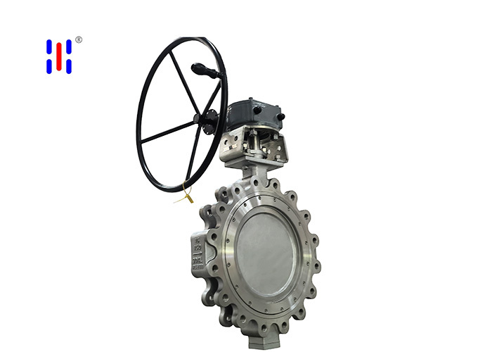 Fine Chemical Double Eccentric Butterfly Valve DN400 150LB 904L SS Lug Soft Seal