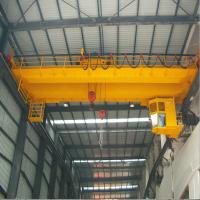 50 Ton Double Beam Electric Traveling Bridge Crane Cabin Control