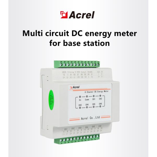 Каналы Acrel Kwh 6 метра расхода энергии Dc станции телекоммуникаций AMC16-DETT