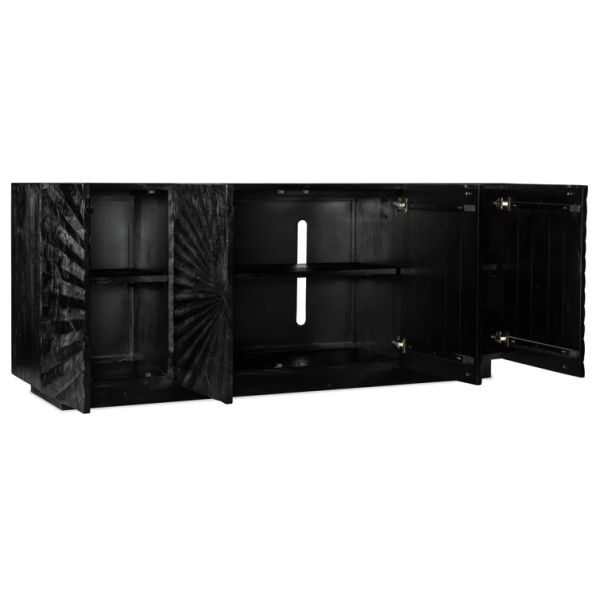 Mirrored Metal Sideboard Cabinet TV Stand Buffet Storage Unit OEM