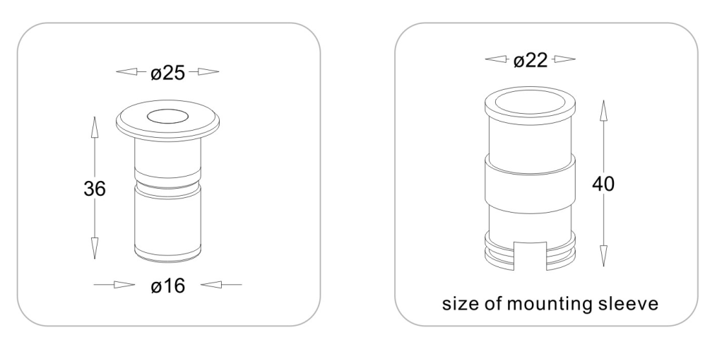 Свет водоустойчивое IP67 СИД 1W Inground СИД сада подземный светлый