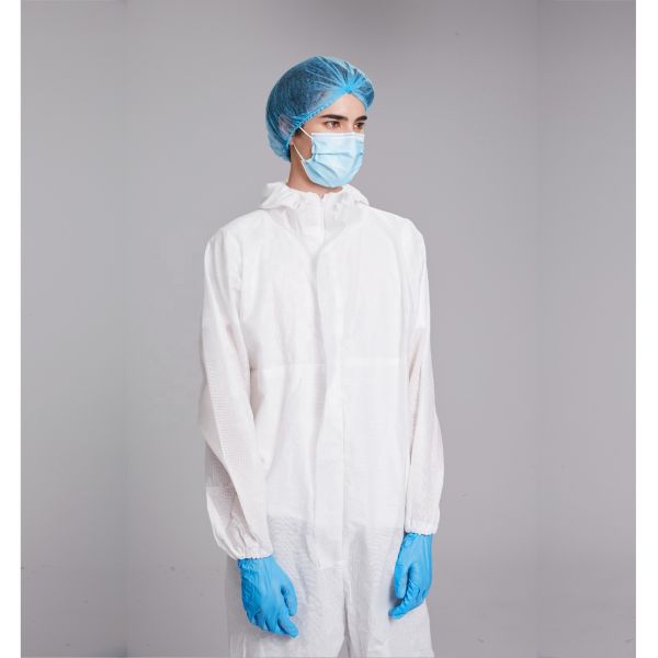 Non Sterile 180cm Disposable PPE Kit Protective Clothing PE