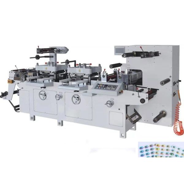 PVC Film Flatbed Die Cutting Machines 380V 3 Phase With Hot Stamping