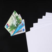 Hoja de núcleo de PVC de plástico de 0,1 mm de espesor bajo Vicat 72 grados para tarjetas de crédito