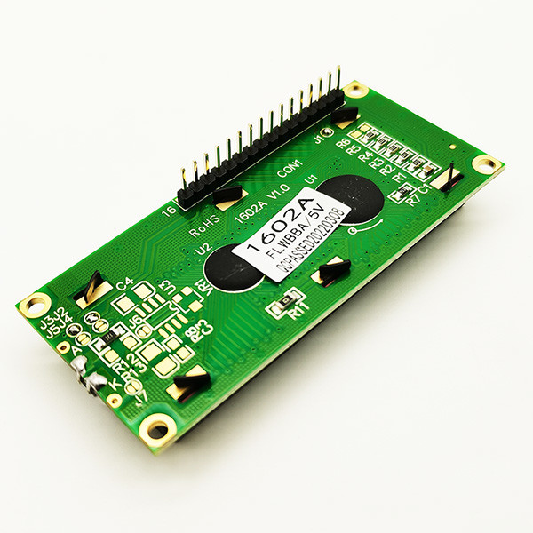 Характер LCD 16x2 5V интерфейса MPU изготовленный на заказ с контактным разъемом заголовка