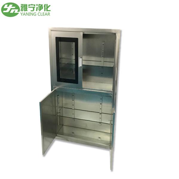 Stainless Steel SUS304 Hospital Medicine Cabinet Office File Cabinet Instrument Cabinet