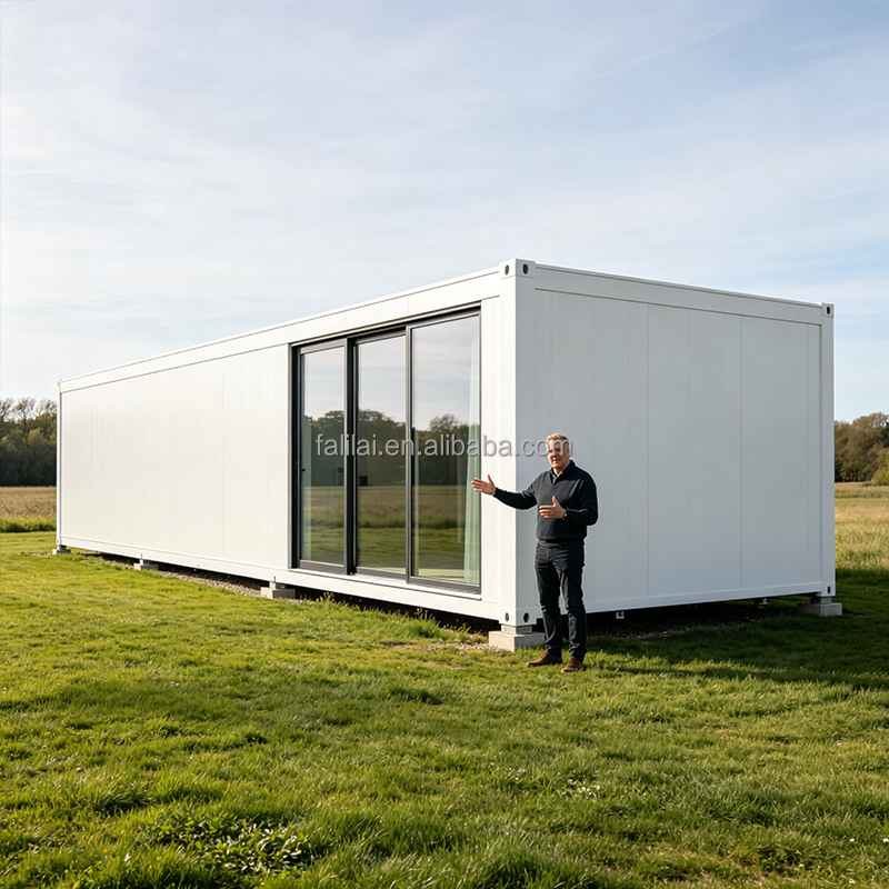 Portable Container House Office Building Modular Sandwich Panel Eco-Friendly