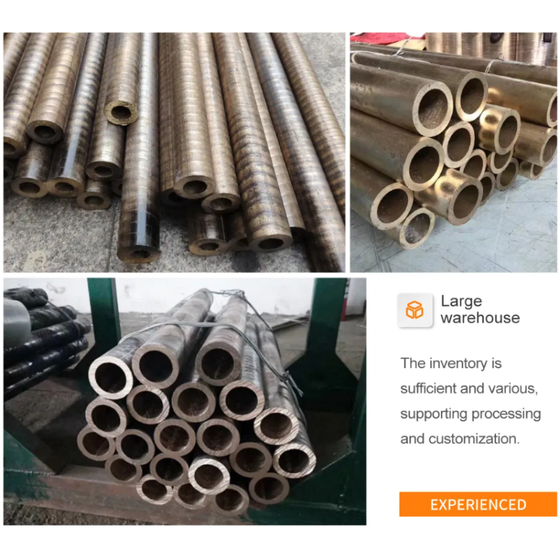 Hollow Bronze Bar 80X40X1000mm Copper Tube Brass Tube En ASTM C35000/Cw612n Compliant Brass Pipes
