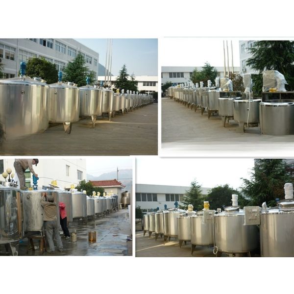 Онлайн-поддержка пожилой НДС для производства мороженого в различных размерах от 100 л до 20000 л