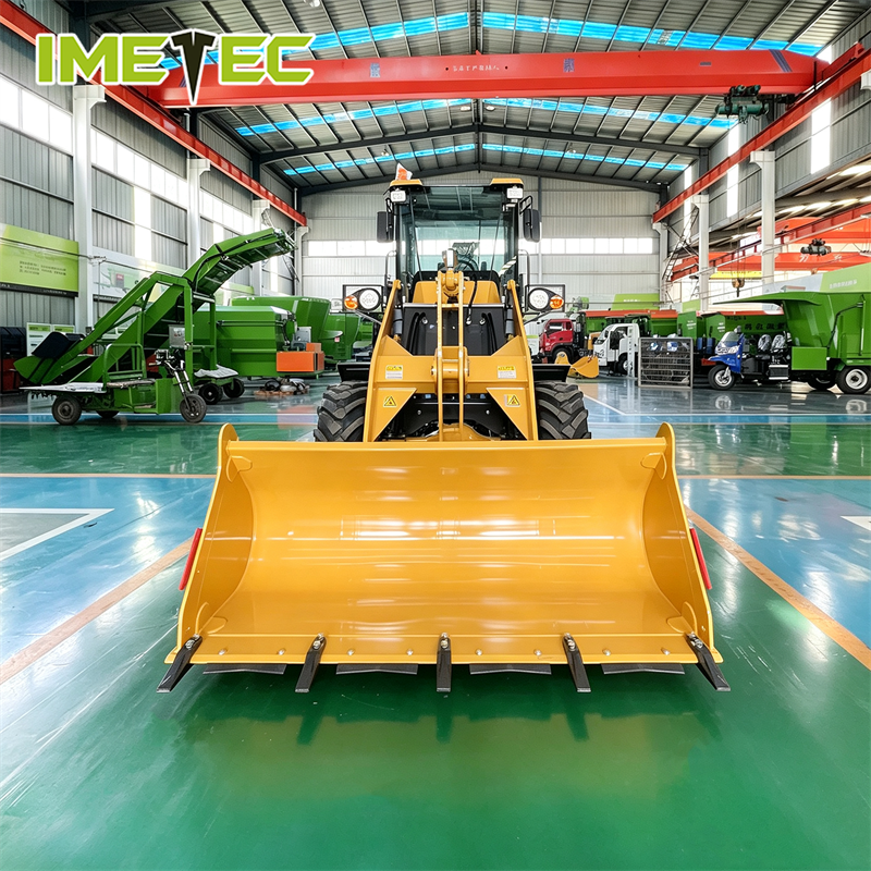 Wheel Loader 3 Ton 4WD Front End Loader With Hydraulic System For Construction Mining Port Material Handling CE Certified