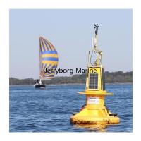 Bouée flottante en matériau LLDPE de longue durée avec marque supérieure et bandes réfléchissantes pour la navigation