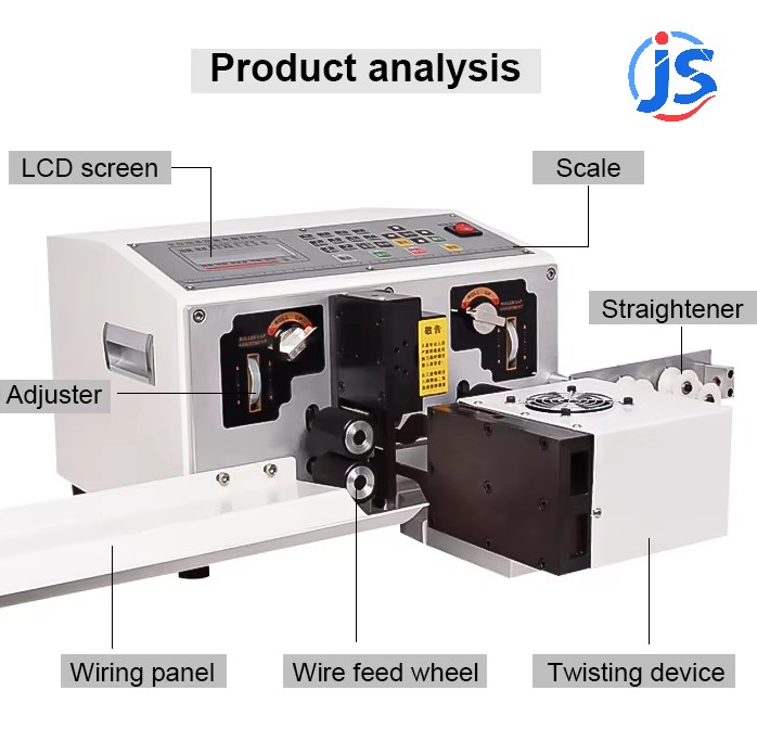 Fully Automatic Electric Flat Cable Wire Strip Twist Cut Produce One-stop Machine High Quality Factory Provide Agent Prices