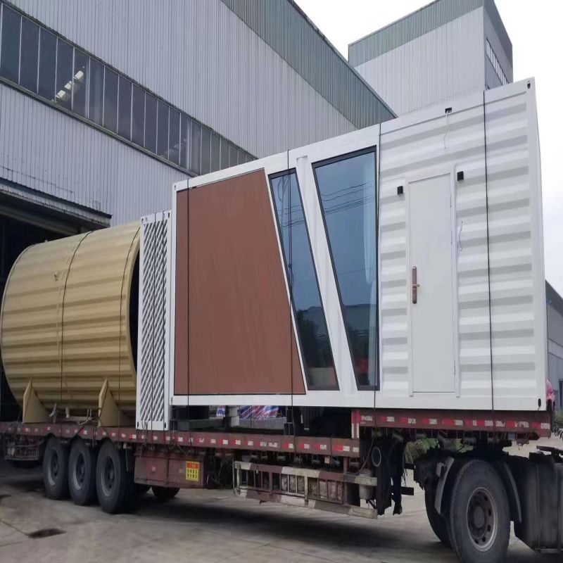 Стальная конструкция Эко открытый кофейня дизайн Хранилище Преfabрикованный контейнерный дом