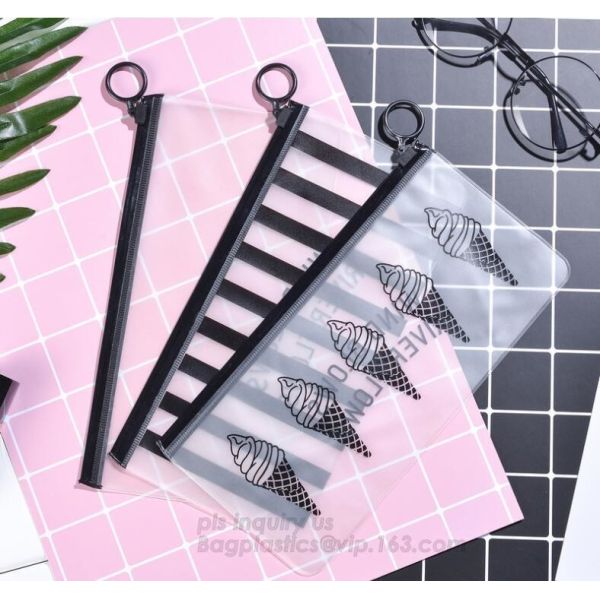 Slider Zipper PVC Pouch Clear Vinyl PVC Zip lockk Bag, slider zipper pvc pouch clear vinyl pvc Zip lockk bag, vinyl pvc eva