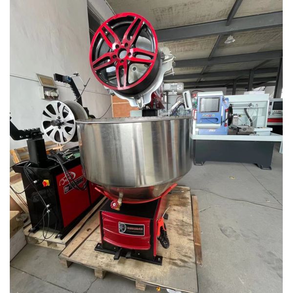 Luxurious Auto Frame Straightening Machine Hub Polisher For Car Rim Repaire