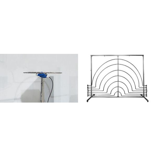 Oscillating Tube IEC60529 IPX3 IPX4 Rain Spray Test Chamber