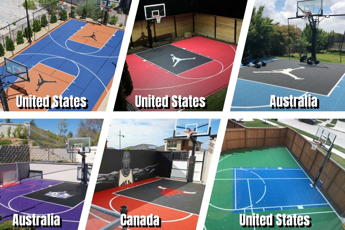 RCHS установить баскетбольный корт пол построить баскетбольный корт модульные плитки