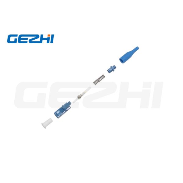 Compact Single Mode LC Fiber Optic Connector 0.9mm for FTTH Networks with Low Insertion Loss