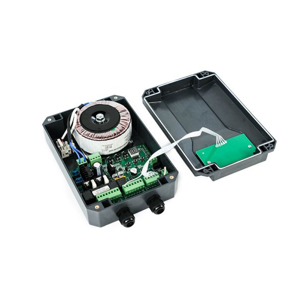 Automatic Roller Wheel Swing Gate Operator with Remote Control Range ≥30 m and Gate Moving Speed 18-22 S/90° for Work Temperature -40°C~55°C