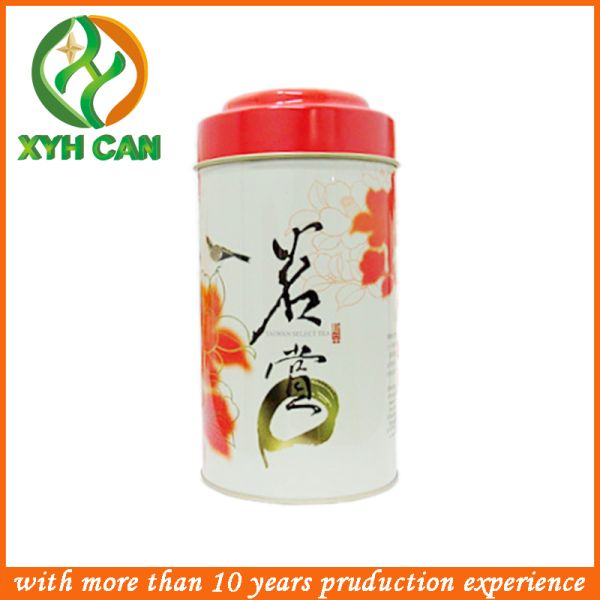Tea Tin Can Oriental Classical Style Fashion Tin Cans For Oolong Tea Green Tea