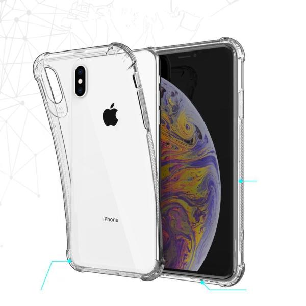 Four Corner Airbag Cover Transparent TPU Mobile Phone Case IPhone XS 6 / 7 / 8 Plus XR Max
