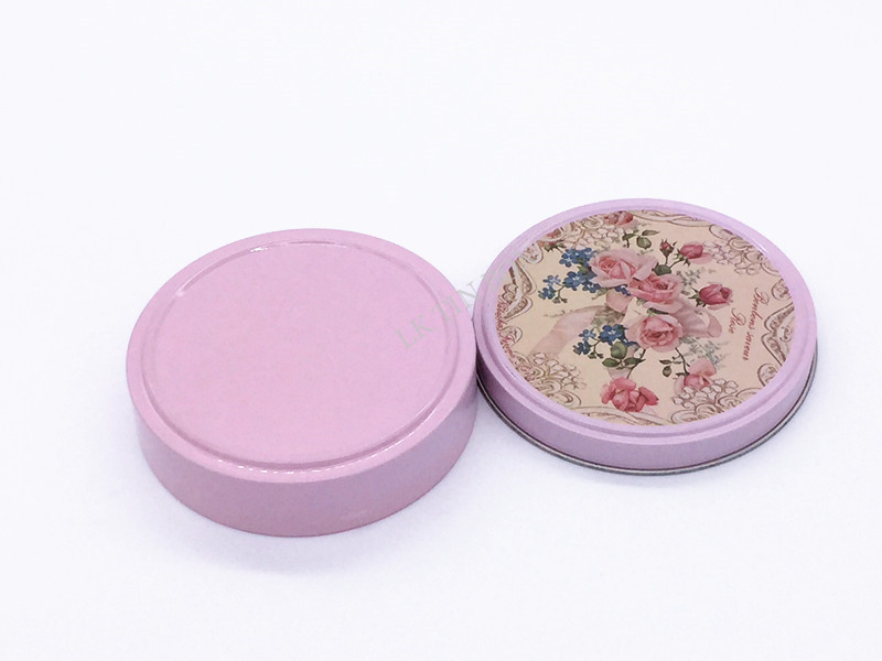 75oz Custom Empty Candle Tin Cans With Embossing On The Lid