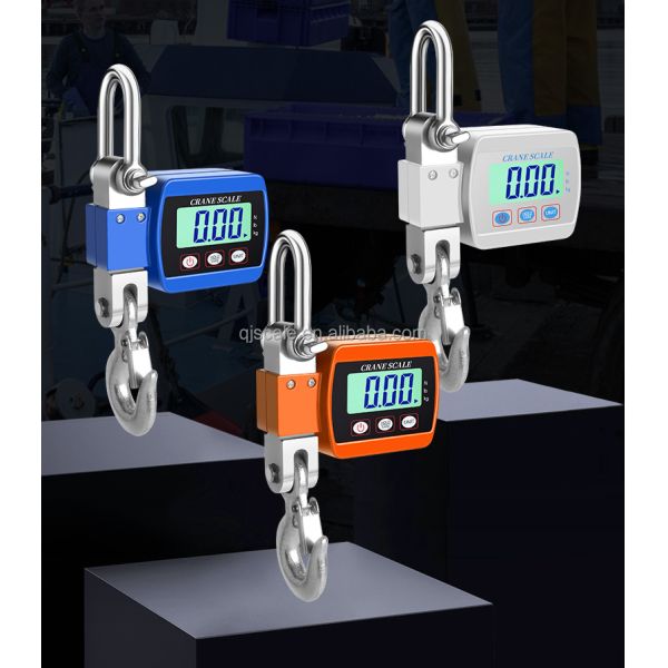 Hanging Scale Digital Electronic 300kg Mini Gram Feature LCD/LED Display Tare Function for Luggage Weighing OEM/ODM