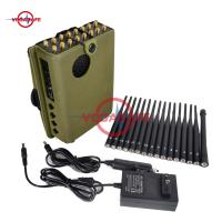 Antennes tenues dans la main DC12V du brouilleur 2G 3G 4G 16W 6 de signal d'ICNIRP 12000mAh