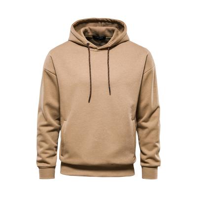 Pulôver apto magro leve de Tan Grey Black Fuzzy Hoodie Mens camiseta do algodão de 100 por cento