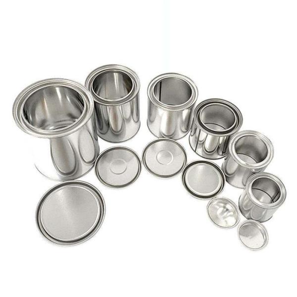 150ml Empty Round Metal Paint Tin Cans With Lid for Paint and Candles Packaging