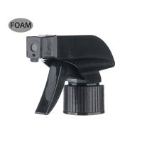 Pulvérisateur de désodorisant 28/410, pulvérisateur à gâchette en plastique noir personnalisable, gâchette mousse