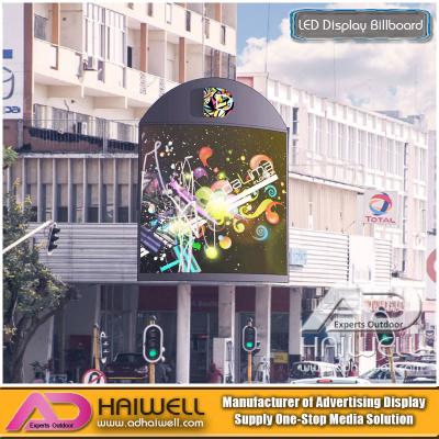 Rooftop Outdoor Full Color Arc-shaped SMD Latest P8 LED Advertising Display Video