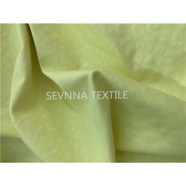 Fast Drying Repreve Nylon Recycled Swimwear Fabric Hawaii Yellow Cool Feeling