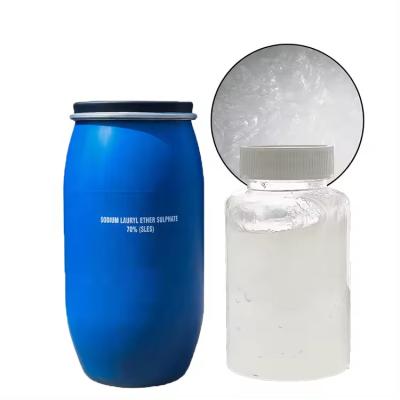 70% сульфат лаврилетера натрия SLES C12H26Na2O5S для промышленной очистки