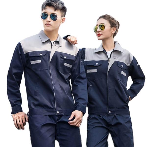 Workshop Clothing Uniforms Mechanic Service Workwear with 65% Polyester /35% Cotton