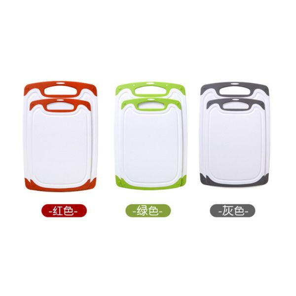 Pp Non Slip Plastic Chopping Board kitchen With Grooves